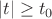 $\[\left| t \right| \ge {t_0}\]$