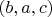 $(b,a,c)$