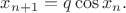$x_{n+1}=q\cos x_n.$ $x_{n+1}=q\cos x_n.$