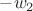 $-w_2$