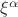 $\xi^\alpha$