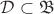 $\mathcal{D} \subset\mathfrak{B} $