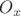 ${O_x}$