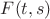 $F(t,s)$