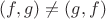 $(f,g)\neq(g,f)$