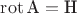 $\[\operatorname{rot} {\text{A}} = {\text{H}}\]$