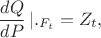 $$
\frac{dQ}{dP}\left|\rigth._{\mathcalc{F}_t} = Z_t,
$$ $$
\frac{dQ}{dP}\left|\rigth._{\mathcalc{F}_t} = Z_t,
$$