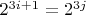 $2^{3i+1}=2^{3j}$