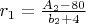 $r_1=\frac{A_2-80}{b_2+4}$