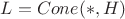 $L = Cone(\ast, H)$