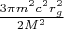 $\frac{3\pi m^2c^2r_g^2}{2M^2}$