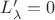 $L_{\lambda}'=0$