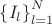 $\left\lbrace I_{l} \right\rbrace_{l=1}^{N}$