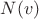 $N(v)$