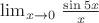 \lim_{x \to \(0} \left\frac{\sin5x}{x}