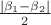 $\frac {|\beta_1-\beta_2|}2$
