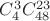 $C_{4}^{3}C_{48}^{23}$