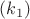 $( k_1 )$ $( k_1 )$