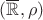 $(\overline{\mathbb{R}},\rho)$