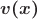 $\boldsymbol{v(x)}$
