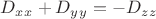 $D_x_x+D_y_y=-D_z_z$
