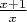 $\frac{x+1}{x}$