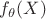$f_{\theta}(X)$