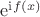 ${\mathrm e}^{{\mathrm i} f(x)}$