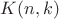 $K(n,k)$