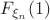 $F_{\xi_n}(1)$