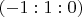 $(-1:1:0)$