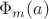 $\Phi_m(a)$
