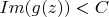 $Im(g(z))<C$