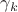 $\gamma_k$