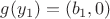 $g(y_1)=(b_1,0)$