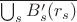 $\overline{\bigcup_sB'_s(r_s)}$