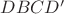 $DBCD'$