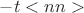 $-t<nn>$