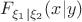 $F_{\xi_1|\xi_2}(x|y)$