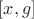 $[x,g]$