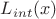 $L_{int}(x)$