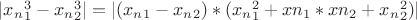 $|x_n_1^3-x_n_2^3|=|(x_n_1-x_n_2)*(x_n_1^2+xn_1*xn_2+x_n_2^2)|$