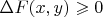 $\Delta F(x,y)\geqslant 0$