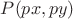 $P(px, py)$