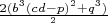 $\frac{2(b^3(cd-p)^2+q^3)}{с^2}