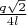 $\frac{q\sqrt{2}}{4l}$