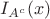 $I_{A^c}(x)$