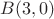 $B(3,0)$