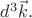 $d^3\vec{k}.$