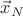 $\vec{x}_N$